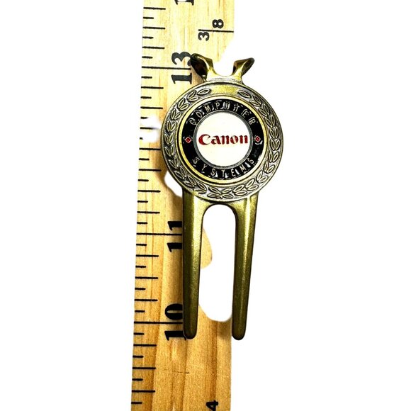 Canon Computer Systems Brass Golf Divot Repair Tool Brass Golf Design - Picture 8 of 8